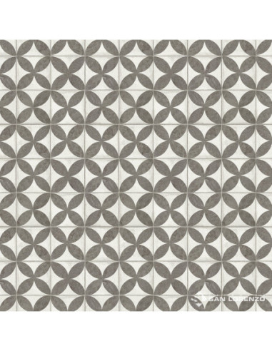Flower Black 45 3 X 45 3